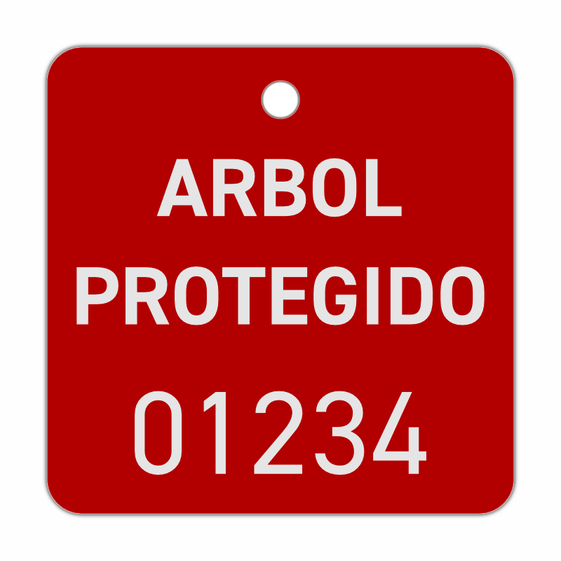 Arbol Protegido roja