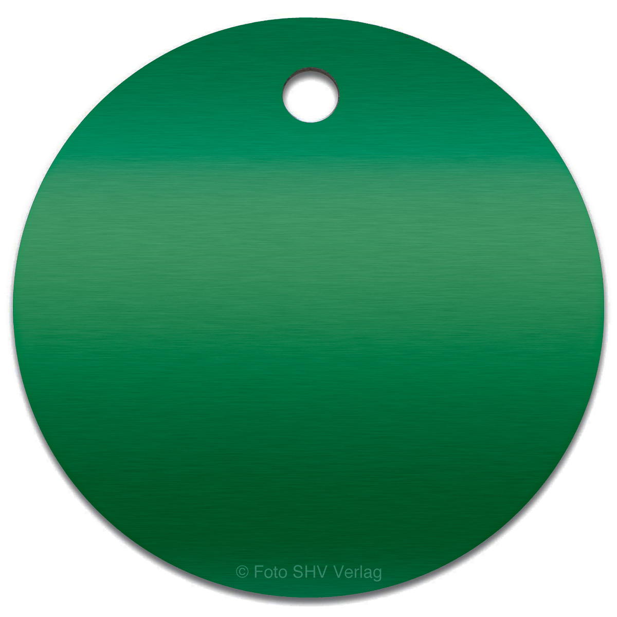 Alu Ronden d=35 mm, Loch 4 mm, für Baummarken, Werkzeugmarken zum Gravieren, eloxiert